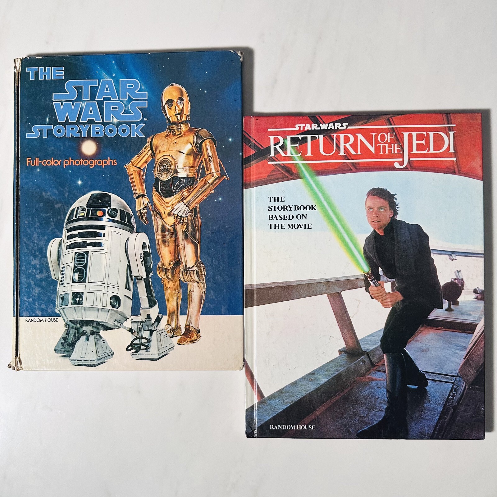 The Star Wars Storybook 1978 + Return of The Jedi 1983 - Hardcover Lot of 2