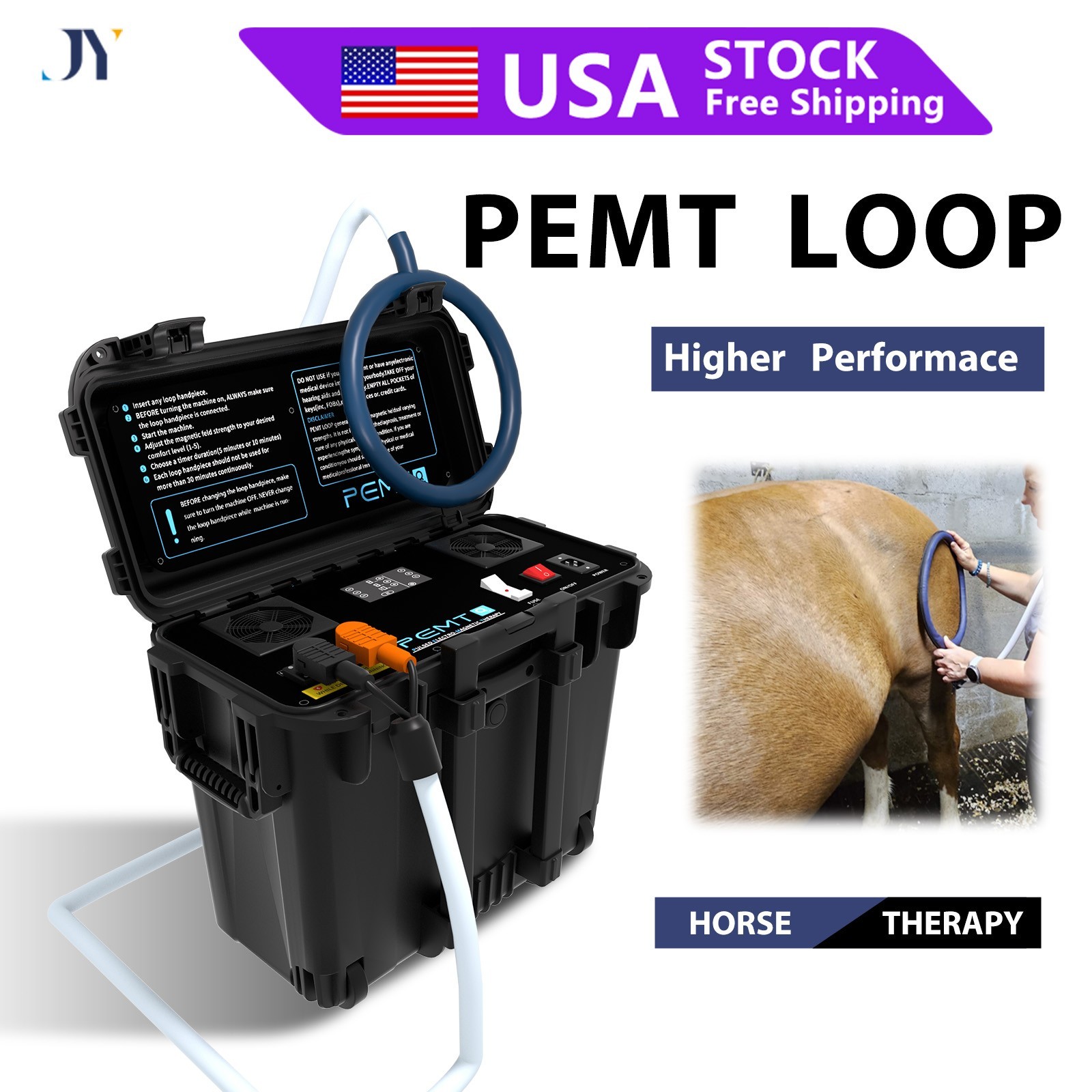 PemT Loop pemf Physio Magneto Upgraded Human Health And Equine Therapy Machine
