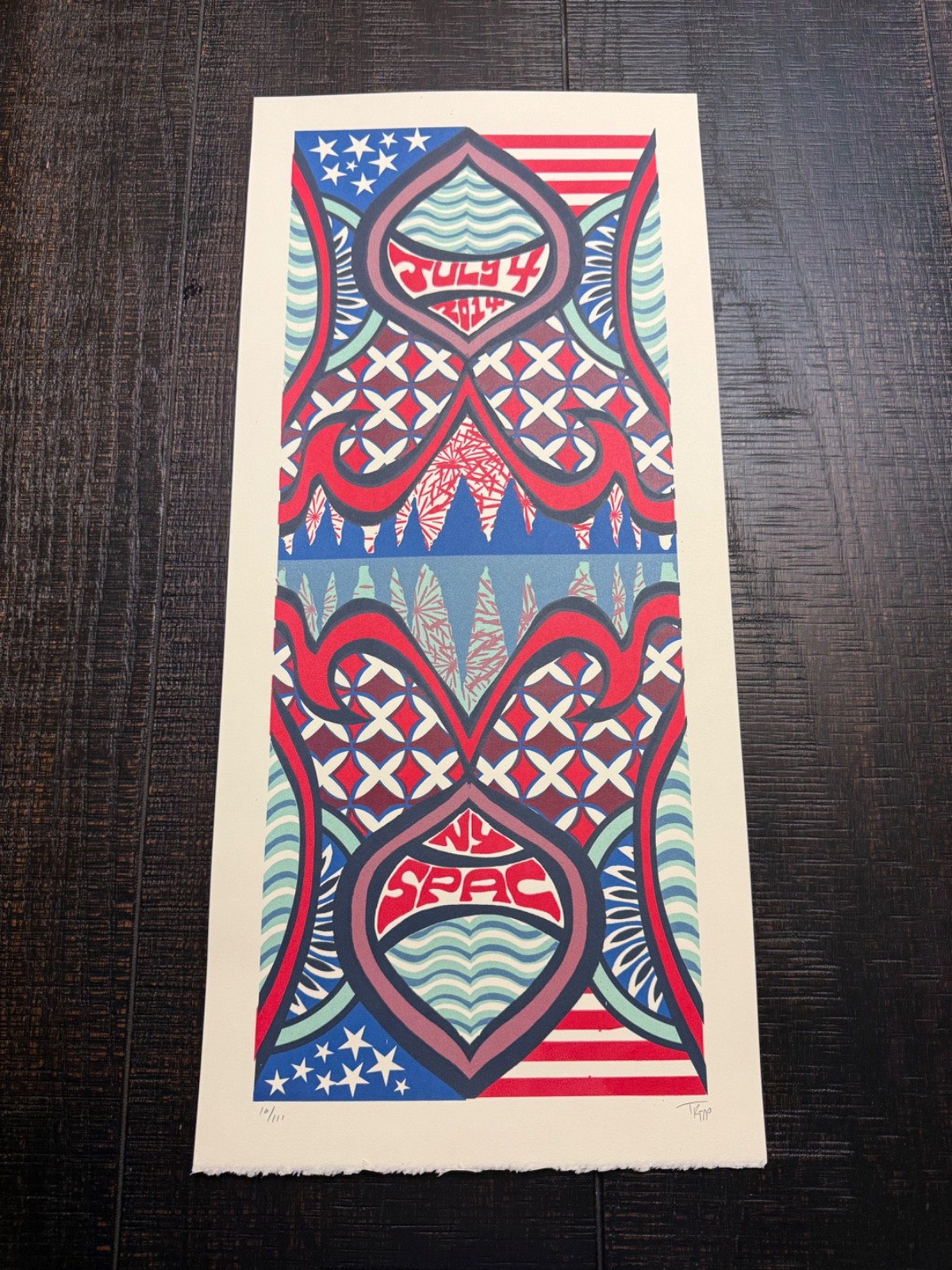 Phish Saratoga Springs July 4th 2014 Tripp Poster Print MINT (#16 of 111)