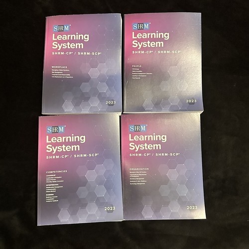 SHRM Learning System Books 2023 Set of 4 for SHRM-CP