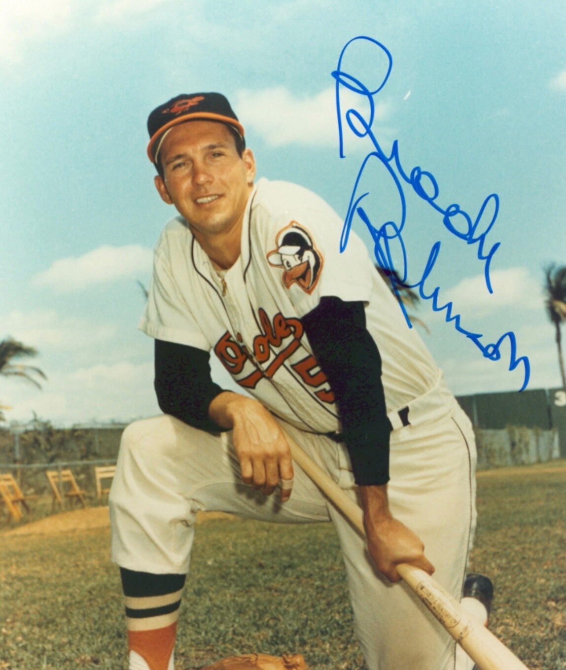 Brooks Robinson Baltimore Breaktime Baseball Signed RP Reprint 8X10 Photo