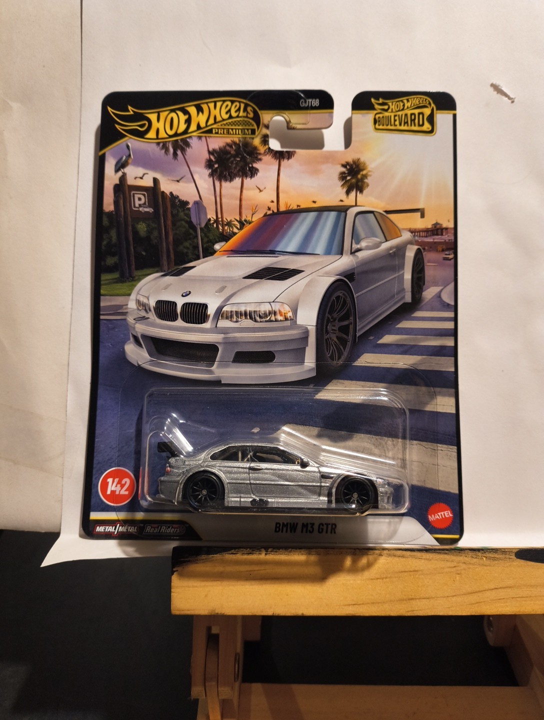 2025 Hot Wheels Premium Boulevard Silver BMW M3 GTR #142 New/Real Riders 🏁