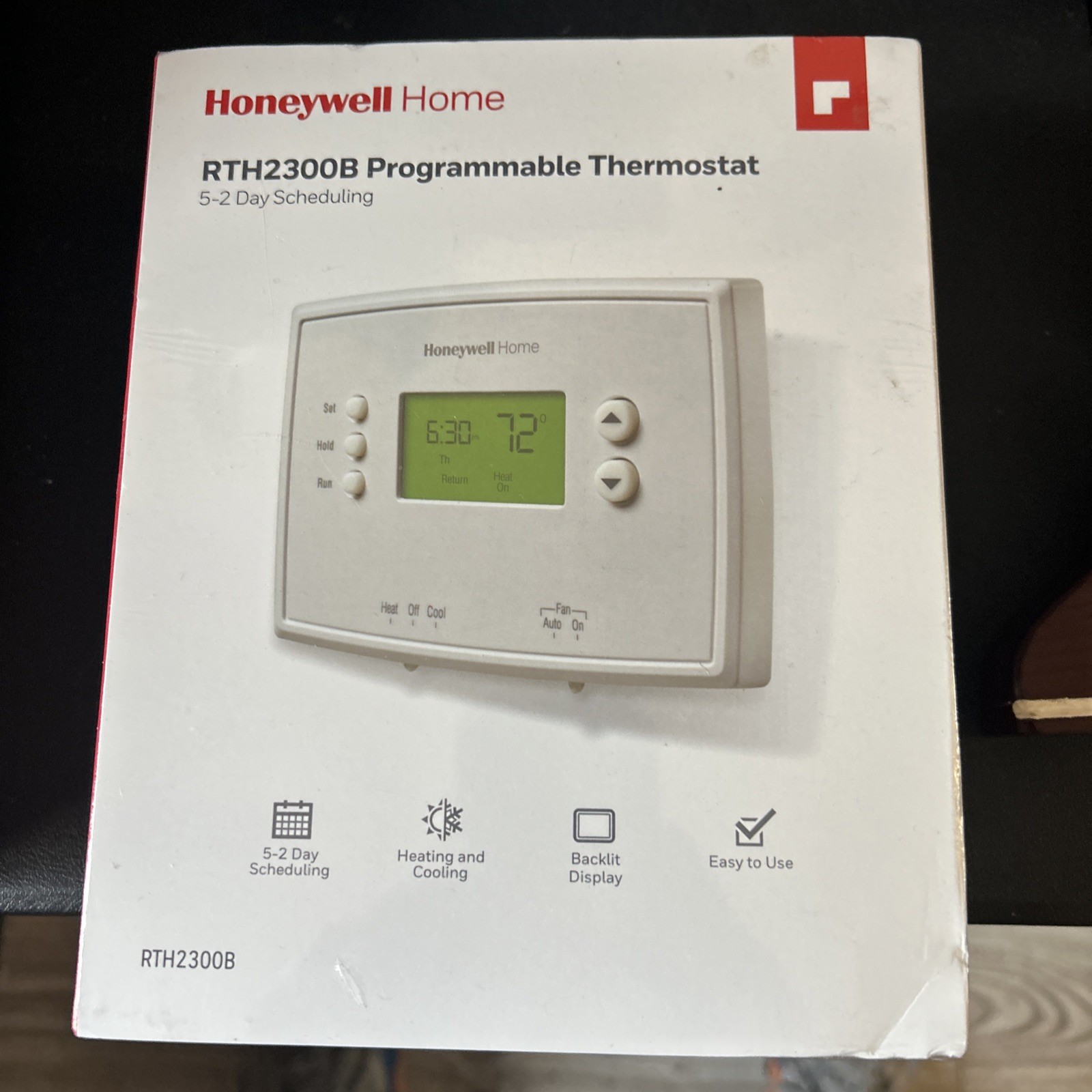 New Honeywell - RTH2300B - 5-2 Day Programmable Thermostat with Digital Display