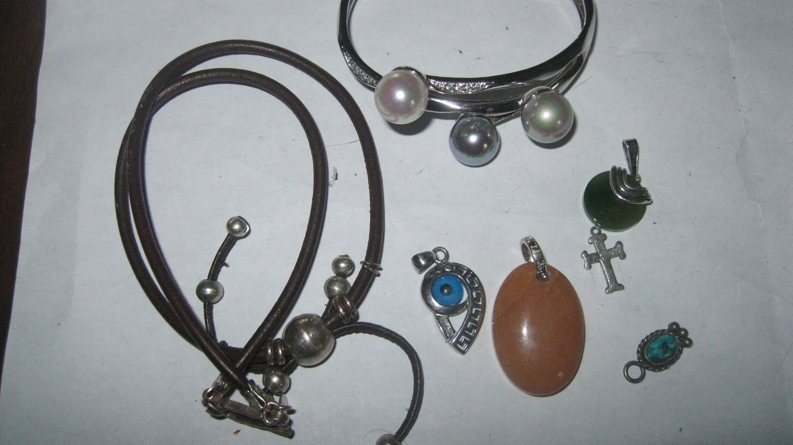 Mixed Lot ofVintage STERLING 925 Jewelry, 63 Grams, Exc. Wearable Condition