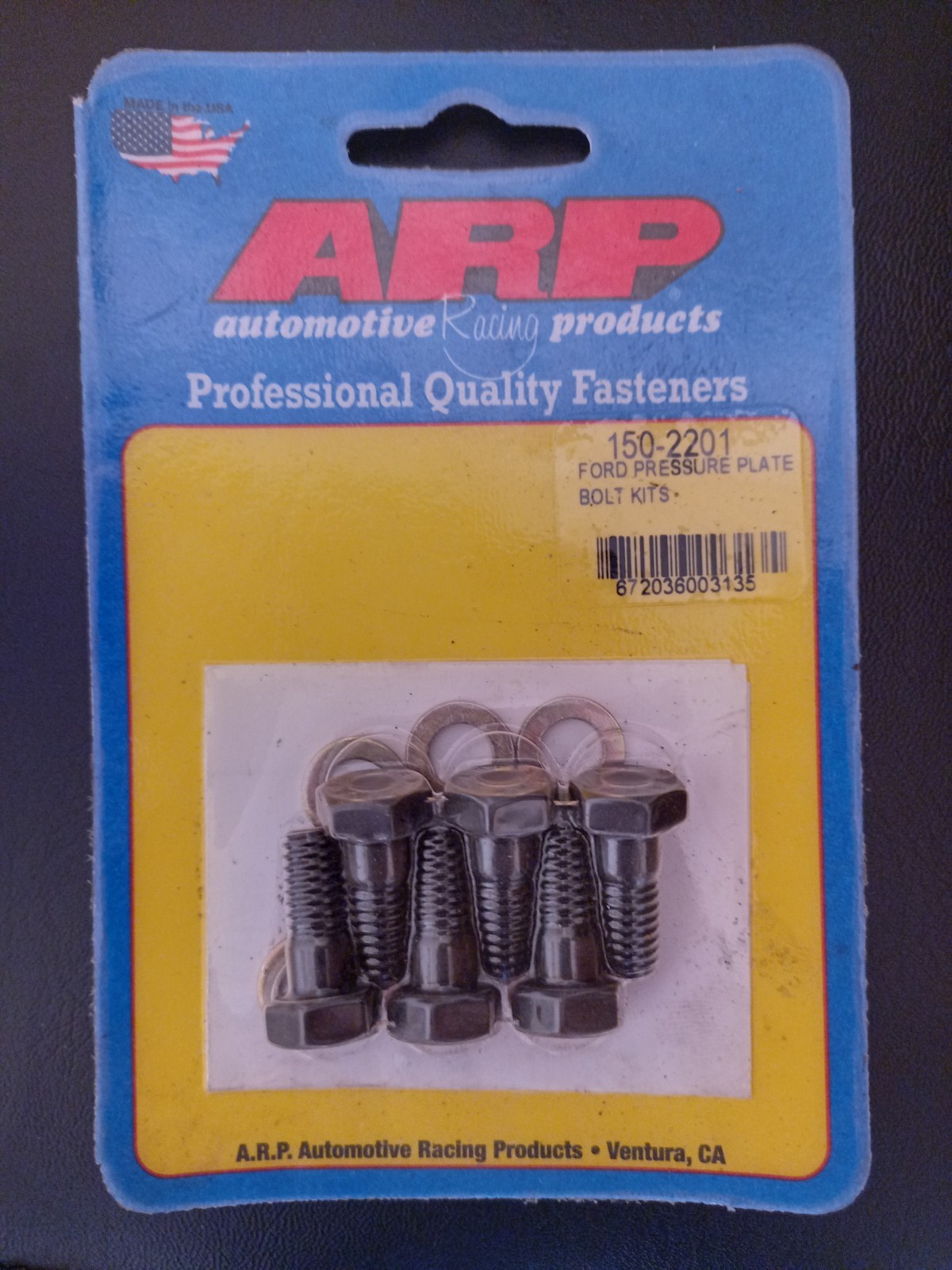 ARP 150-2201 Clutch Pressure Plate Bolts for Ford
