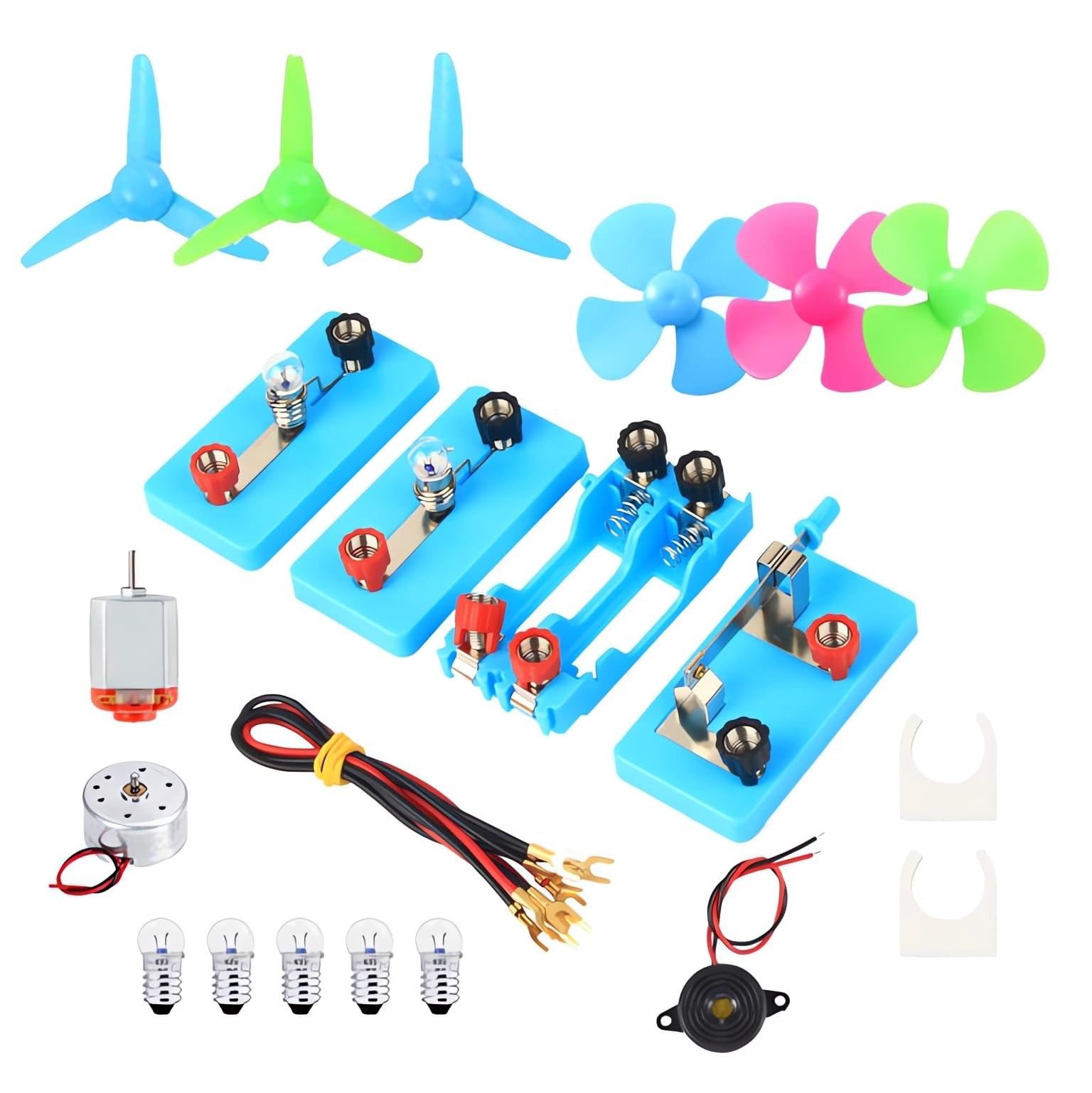 DC Electric Motor Circuit Board Kit, Science Experiments Educational compact 