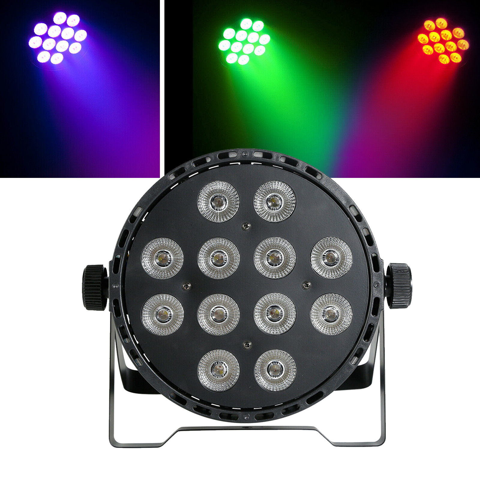 120W LED PAR 64 Stage DMX Light RGBW DJ Disco Party Wedding Uplighting