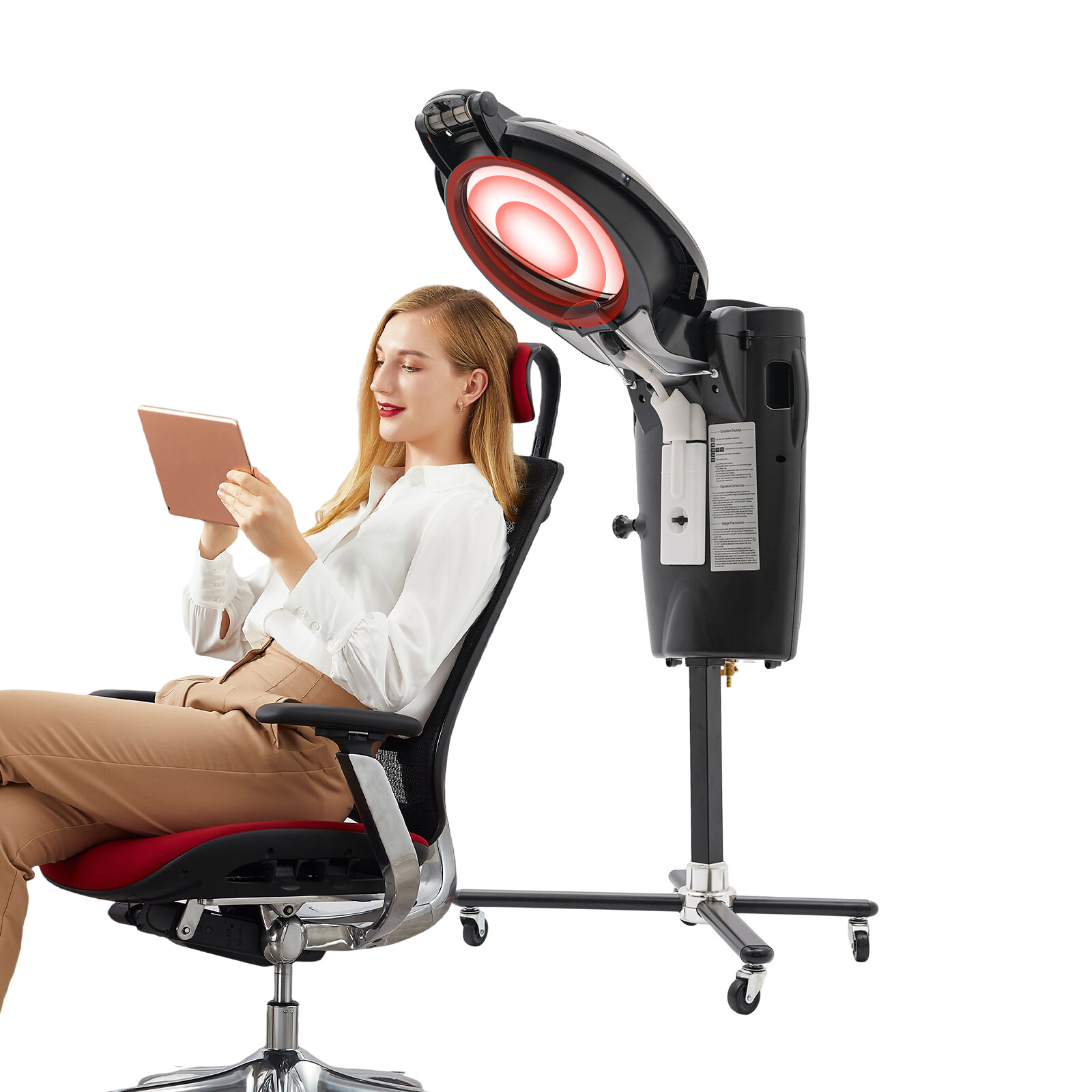 Nano Mist Ultrasonic Ozone Hair Care Salon Spa Steamer Oil Treatment Coloring..