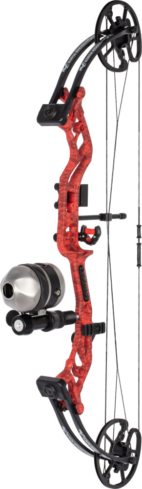 Cajun Sucker Punch Pro Red Bowfishing RTF Reclaim Reel Package