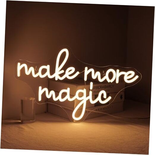  Neon Sign for Wall Decor Neon Lignt Sign Neon Signs for Make More Magic