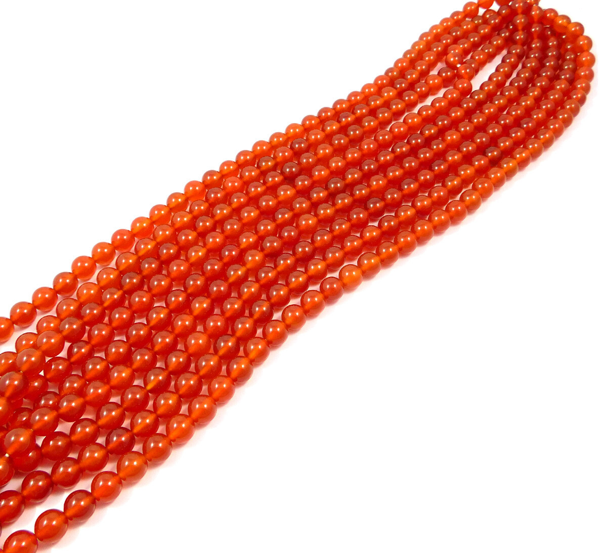 Carnelian Beads 15 Inch Strand 8mm Round Natural Gemstone Jewelry Wholesale Lot