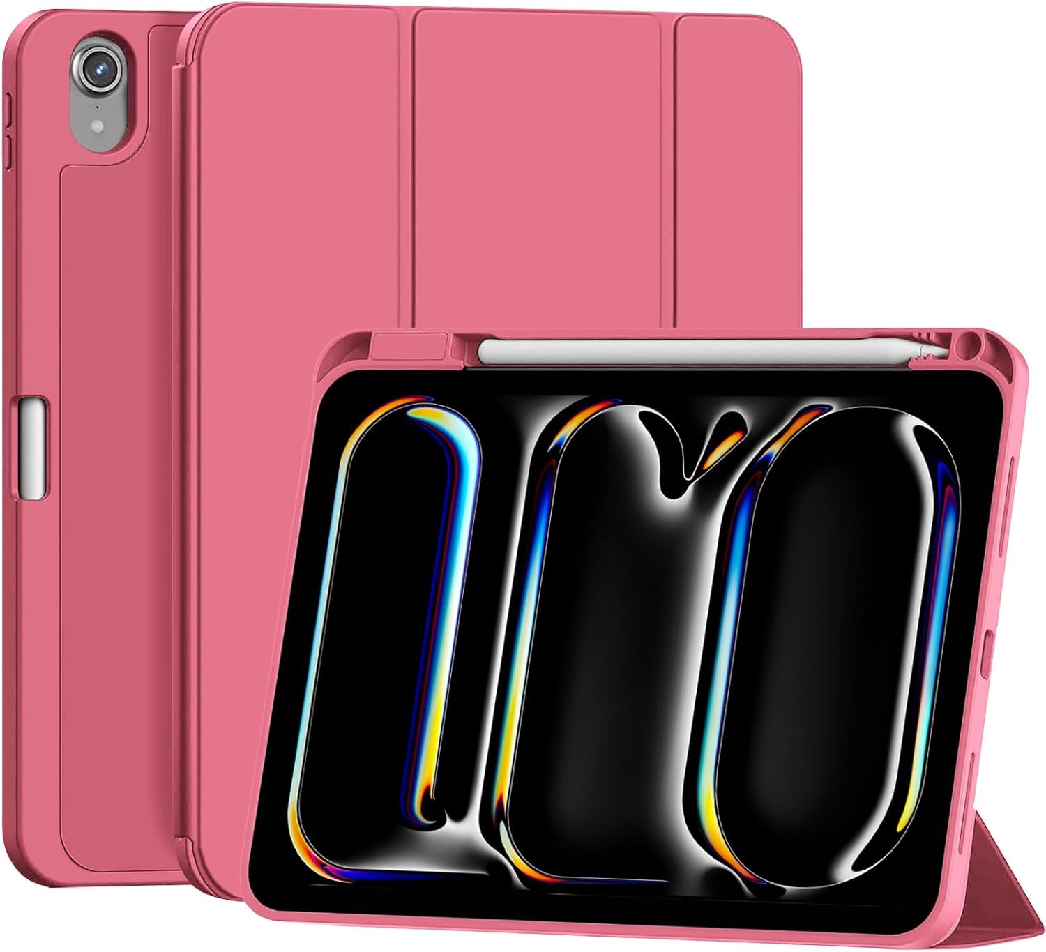 iPad 11th Gen 11" 2025 Case Smart Folio Stand Cover with Pencil Holder