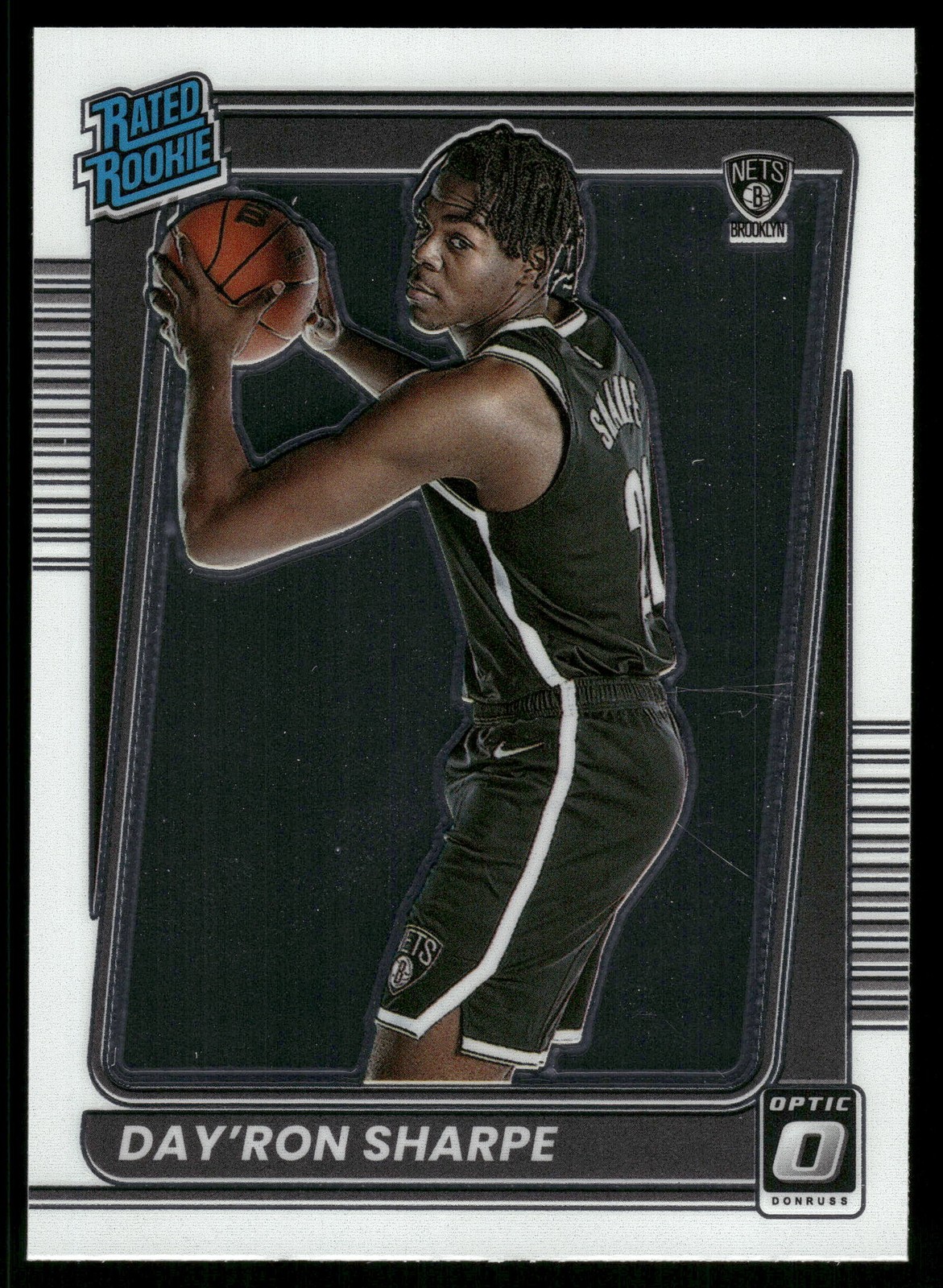2021-22 Donruss Optic #165 Day'Ron Sharpe Brooklyn Nets Rookie