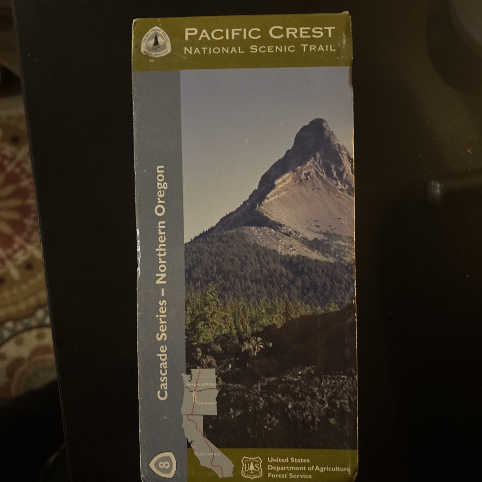 Pacific Crest National Scenic Trail Cascade Series - Northern Oregon Map USDA