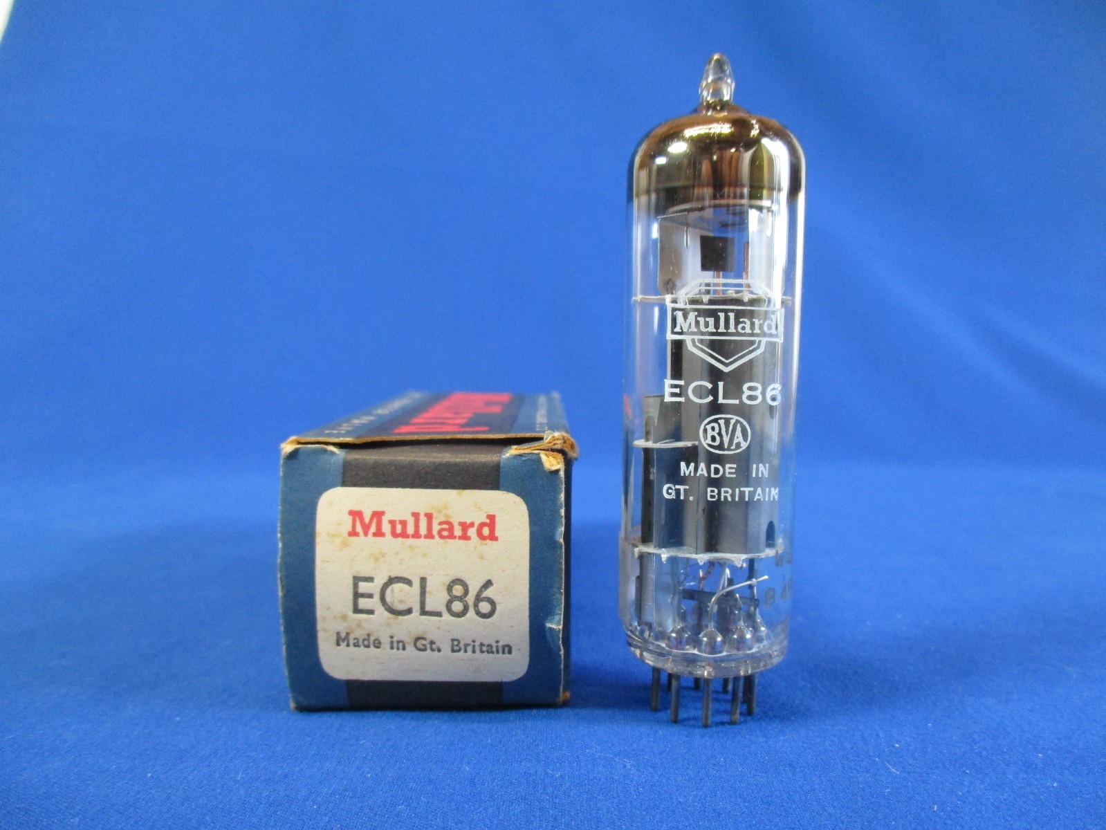 Mullard ECL86 6GW8 Vacuum Tube Blackburn  TV-7 Tested NOS NIB