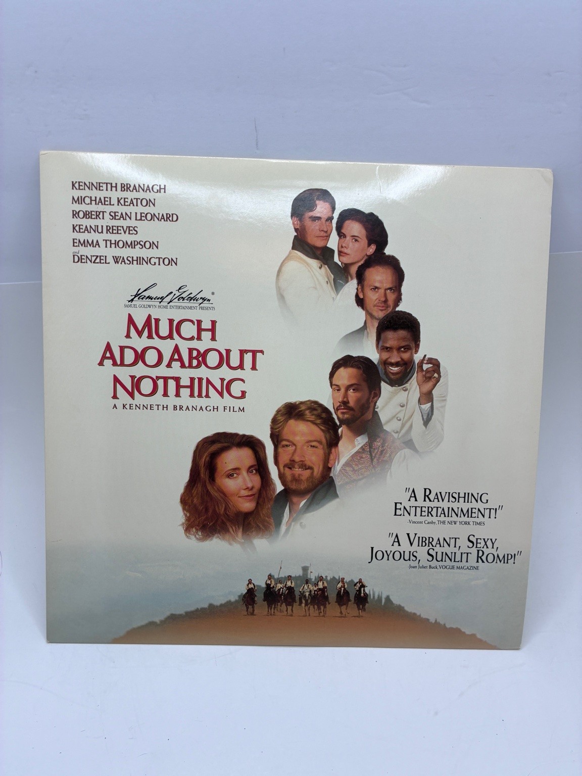 Much Ado About Nothing LaserDisc 1993 Romantic Comedy Columbia TriStar