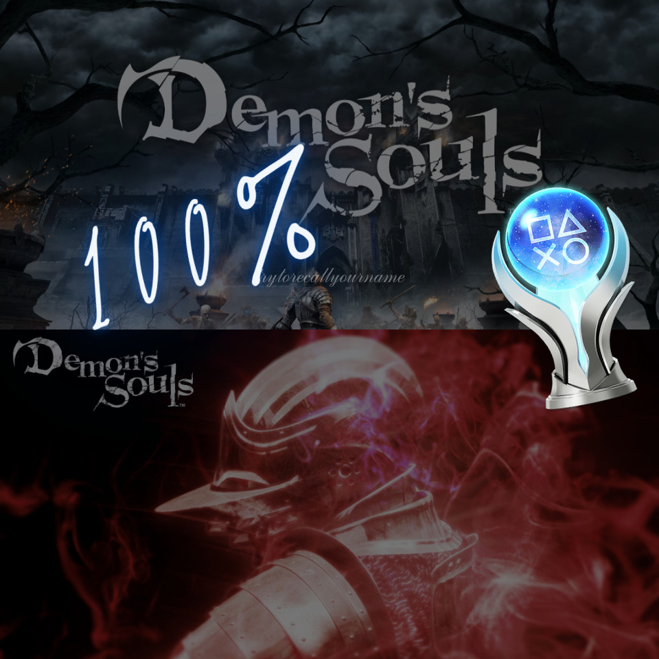 PS3 DEMON'S SOULS + DEMON'S SOULS REMAKE PS5 Platinum Trophy Service LEGIT SAFE