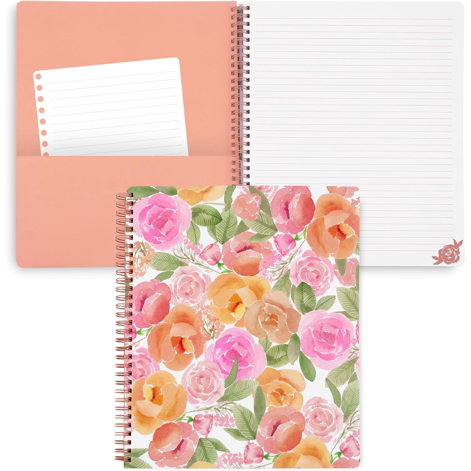 Steel Mill & Co Large Spiral Notebook College Ruled for Full Posey 