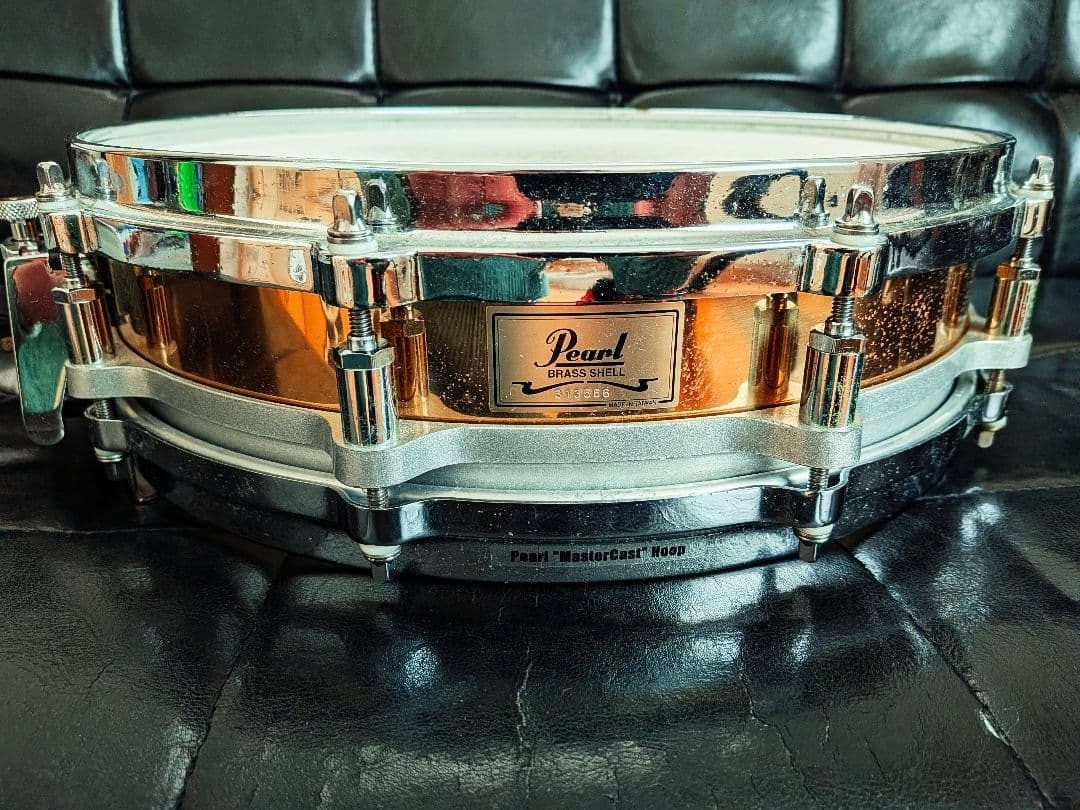 Pearl FREE FLOATING SYSTEM BRASS snare 14 ✕ 3.5