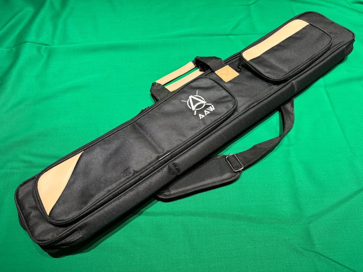Billiard Cue Case 3B×4S Soft Black x Beige 818400