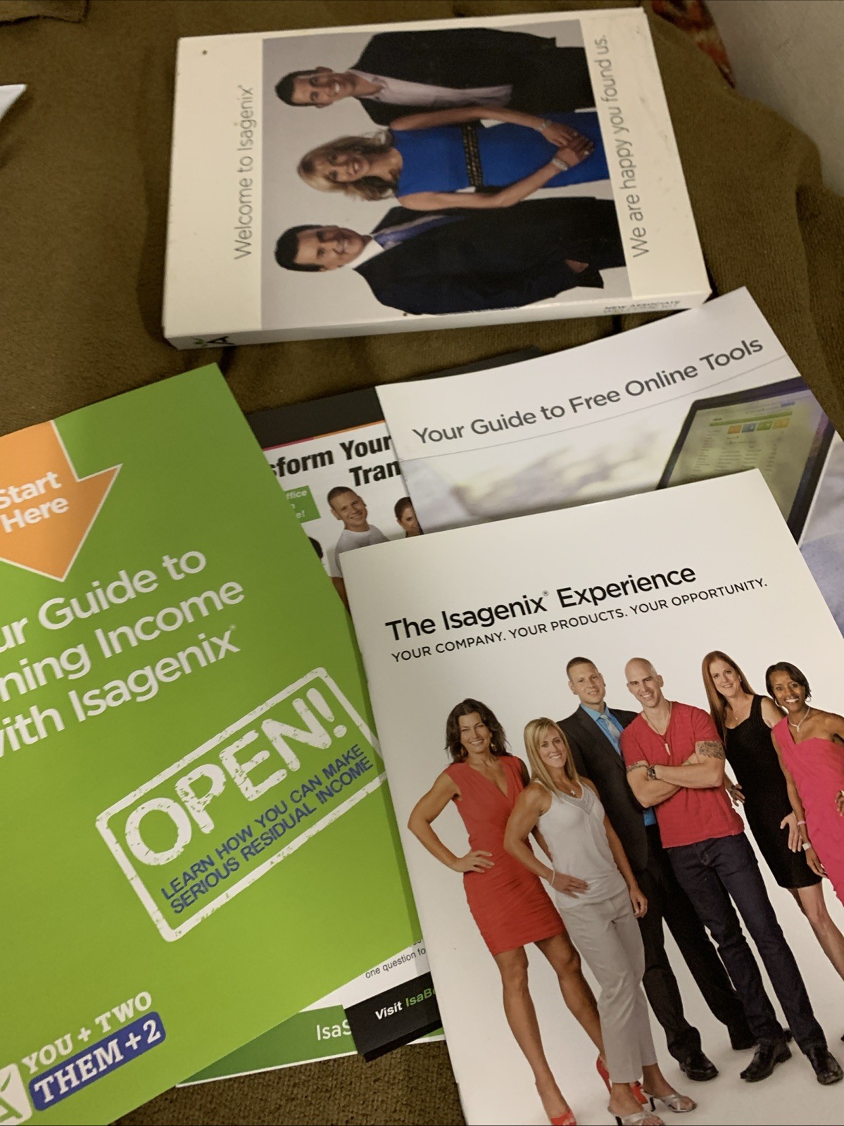 Isagenix New Associate Welcome Kit CD 2014 Financial & Health Goals