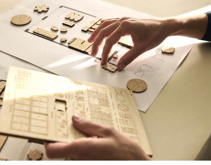 Brack Studios Sweden Deluxe Room Planner Kit Wooden Tactile Design Floor Layouts