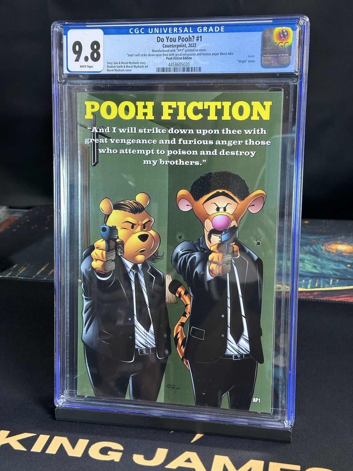 Do You Pooh Pulp Fiction Homage Trade AP1 9.8 CGC
