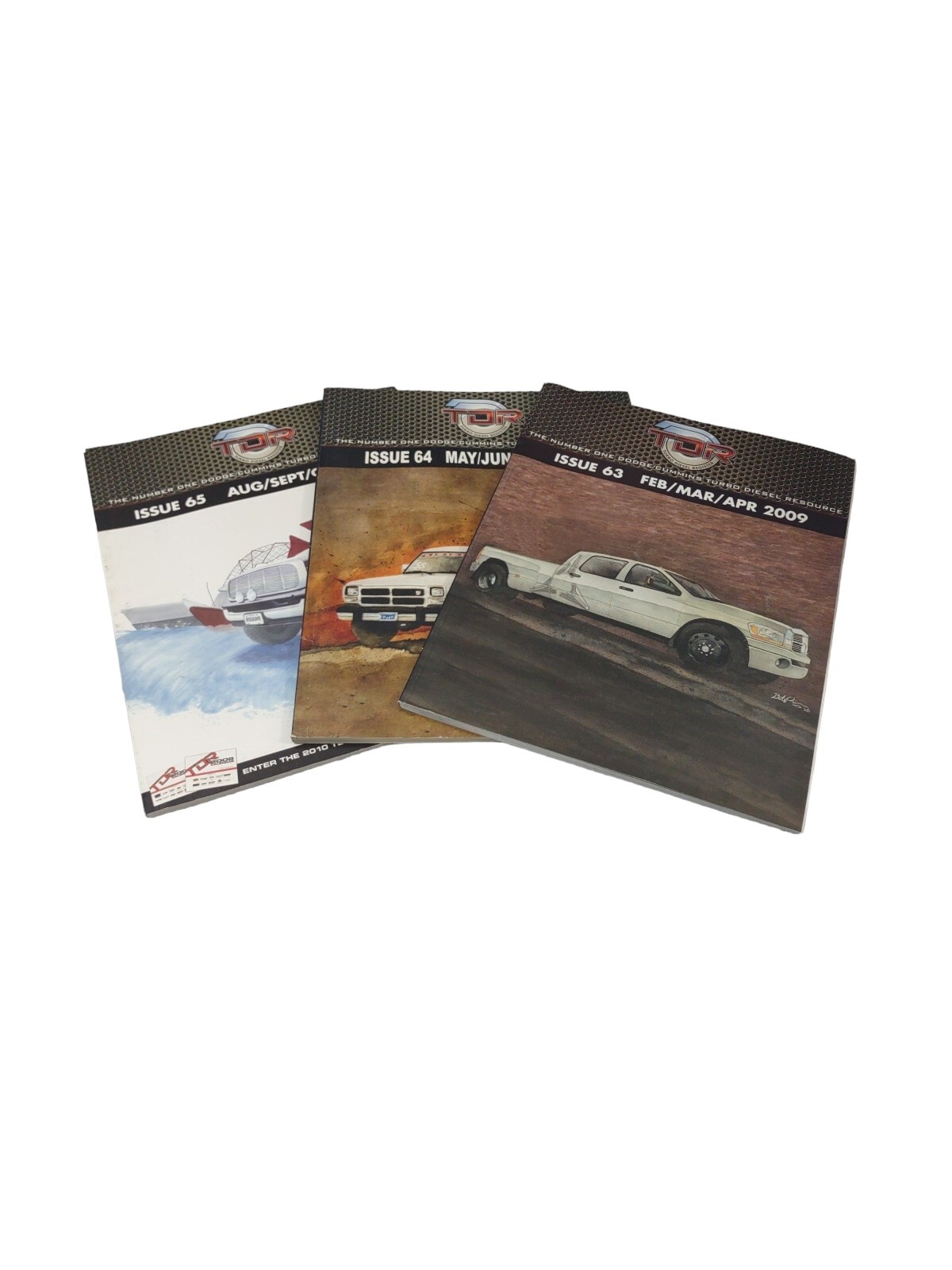 Lot of Three (3)  TURBO DIESEL REGISTER TDR MAGAZINES ISSUES 63,64 & 65 2009