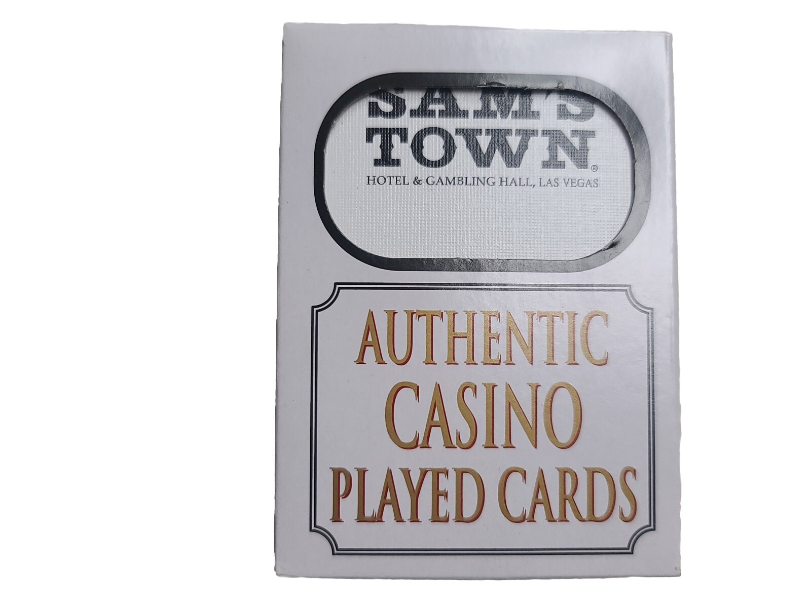 Sam's Town Authentic Casino Played Cards(sealed)