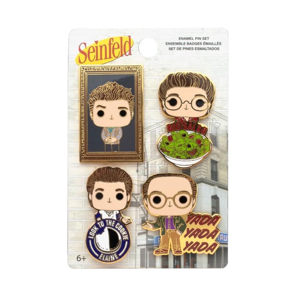 Seinfeld Pop! Enamel Pin, 4 Pack - Funko