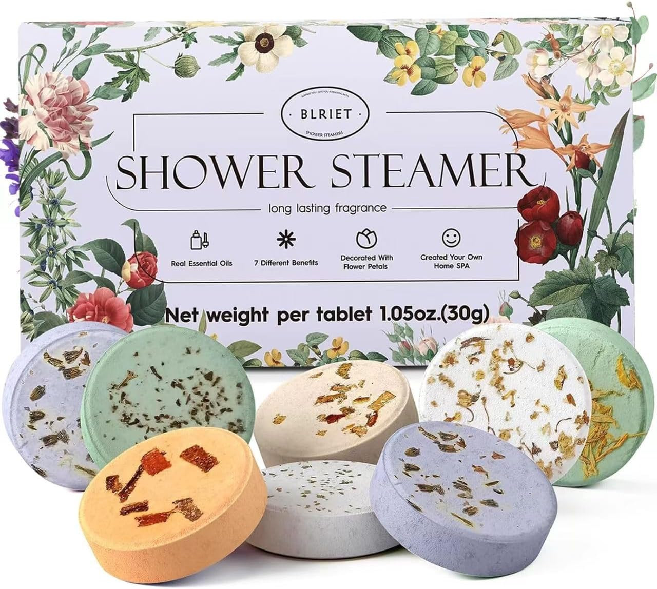 Shower Steamers Aromatherapy Blriet, Gifts for Women, Teen Girls, Wife, Her, Mom