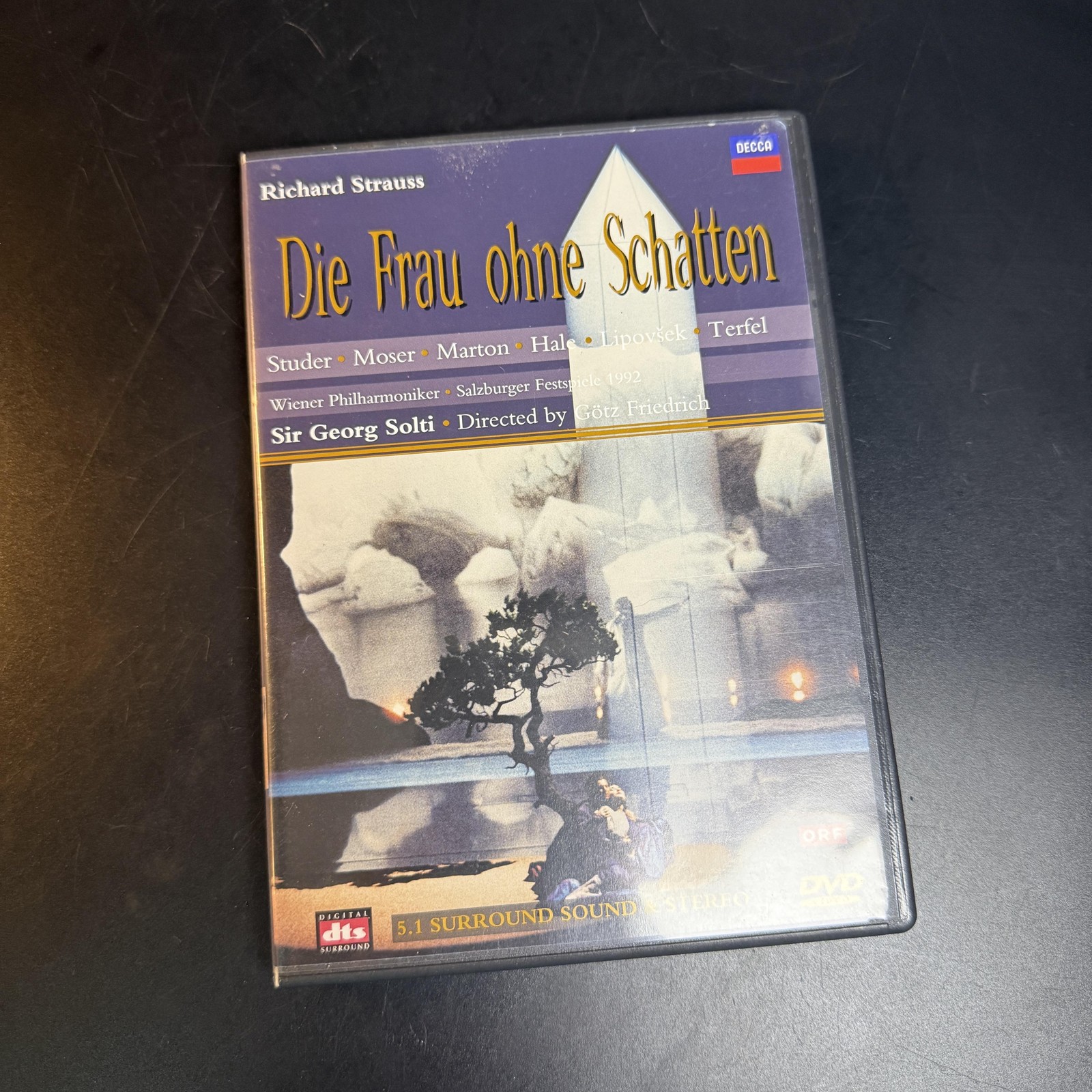 Die Frau ohne Schatten DVD 2 Disc Set Salzburg Festival 1992 Strauss Solti Opera