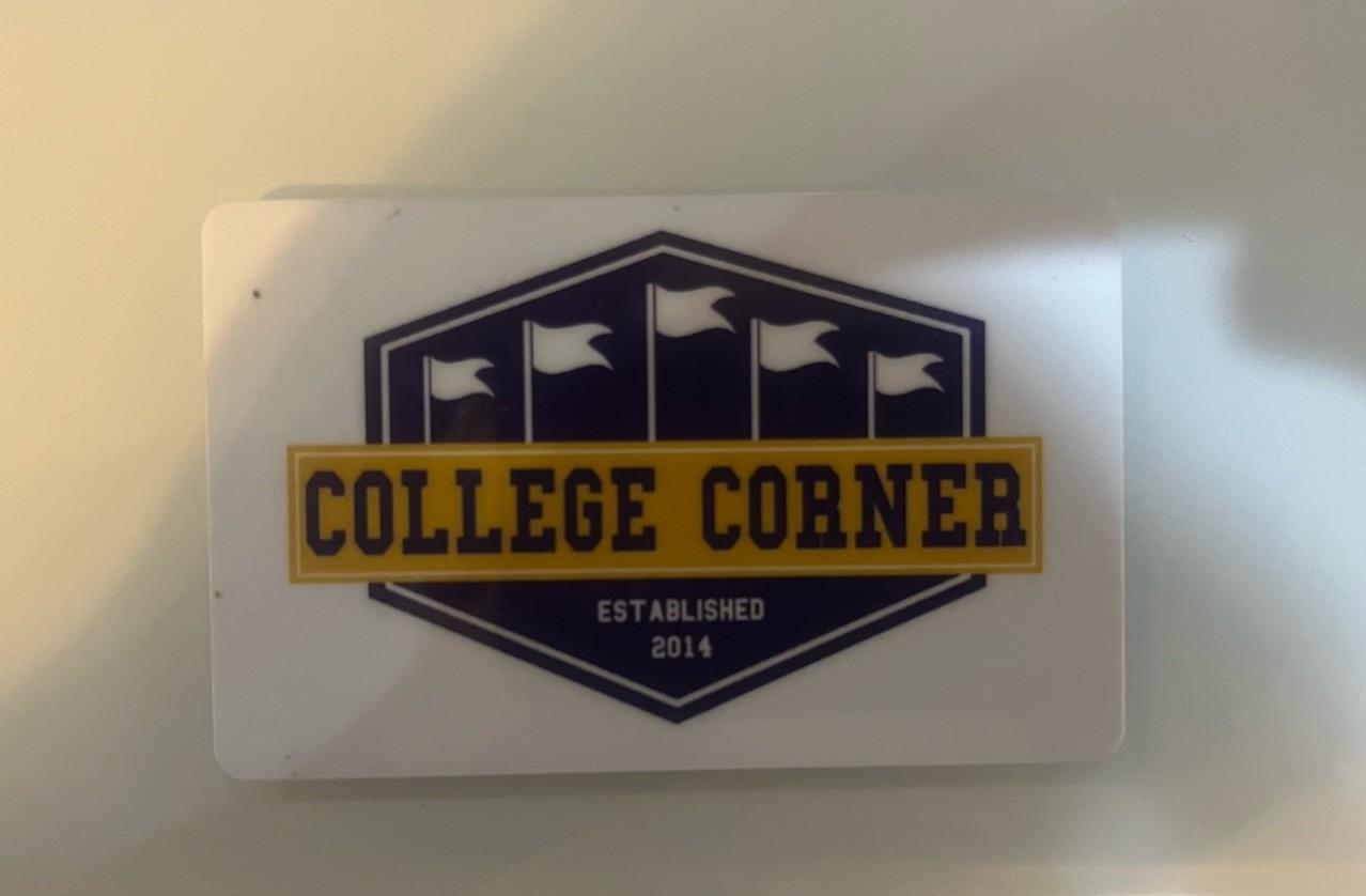 50 Dollar College Corner Gift Card