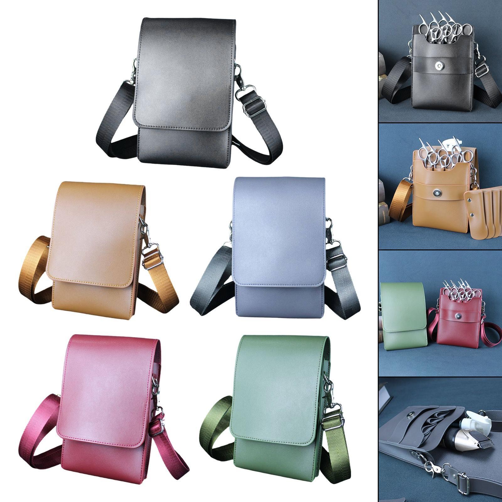 Hairdresser Scissors Bag Hair Stylist Bag with Adjustable Strap Sturdy Portable