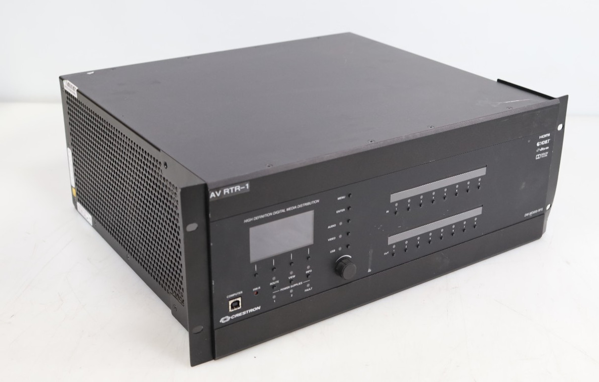 DM-MD8X8-CPU3-RPS 8x8 DigitalMedia Switcher with Redundant Power Supplies