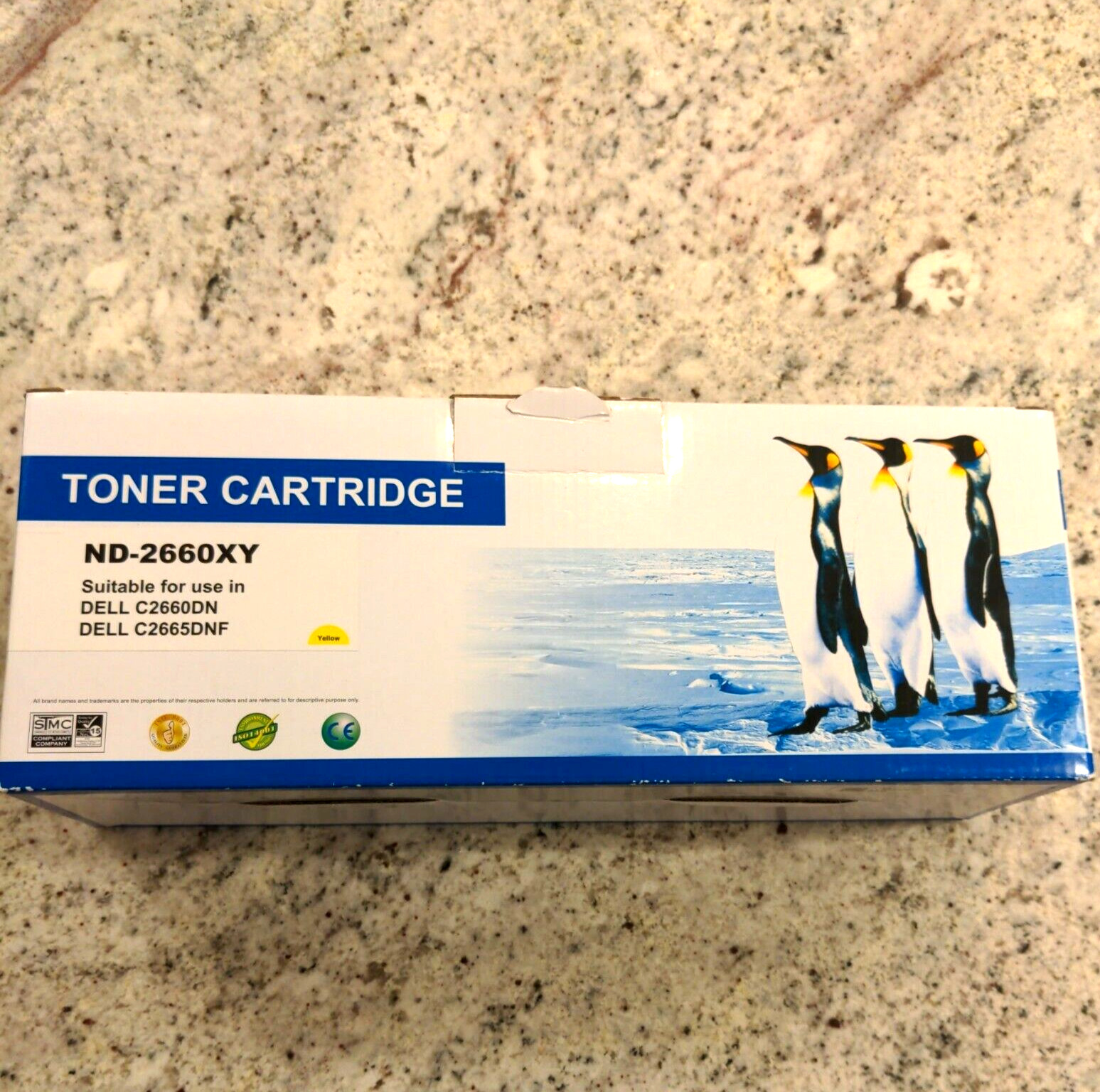 Toner Cartridge for Dell  C2660dn C2665dn Color Laser Printer - Yellow