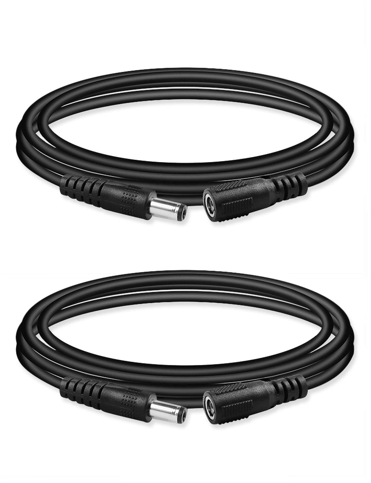 Mr.Power Guitar Effect Pedal Cord DC Power Extension Cable, 5.5 x 2.1mm black 