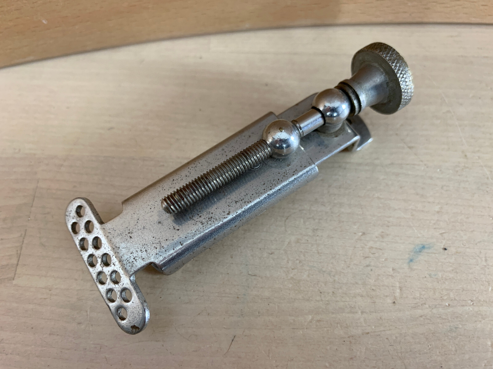 WM F LUDWIG WFL P34 Snare Drum STRAINER Part 30s 40s Vtg Nickel Parade Marching