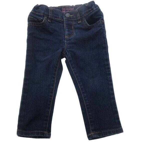 The Children's Place Super Skinny Dark Wash Denim Jeans 18-24 Months