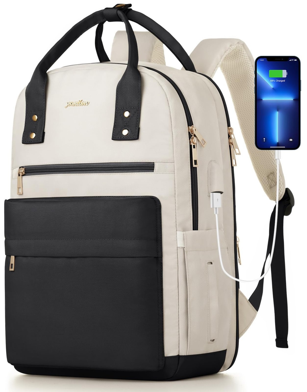 YAMTION Laptop Backpack Women Bookbag School Backpack Computer Bag for Girls ...