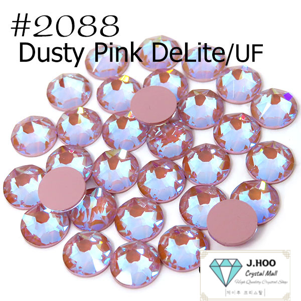Swarovski  2088 - Flat Back-Dusty Pink DeLite