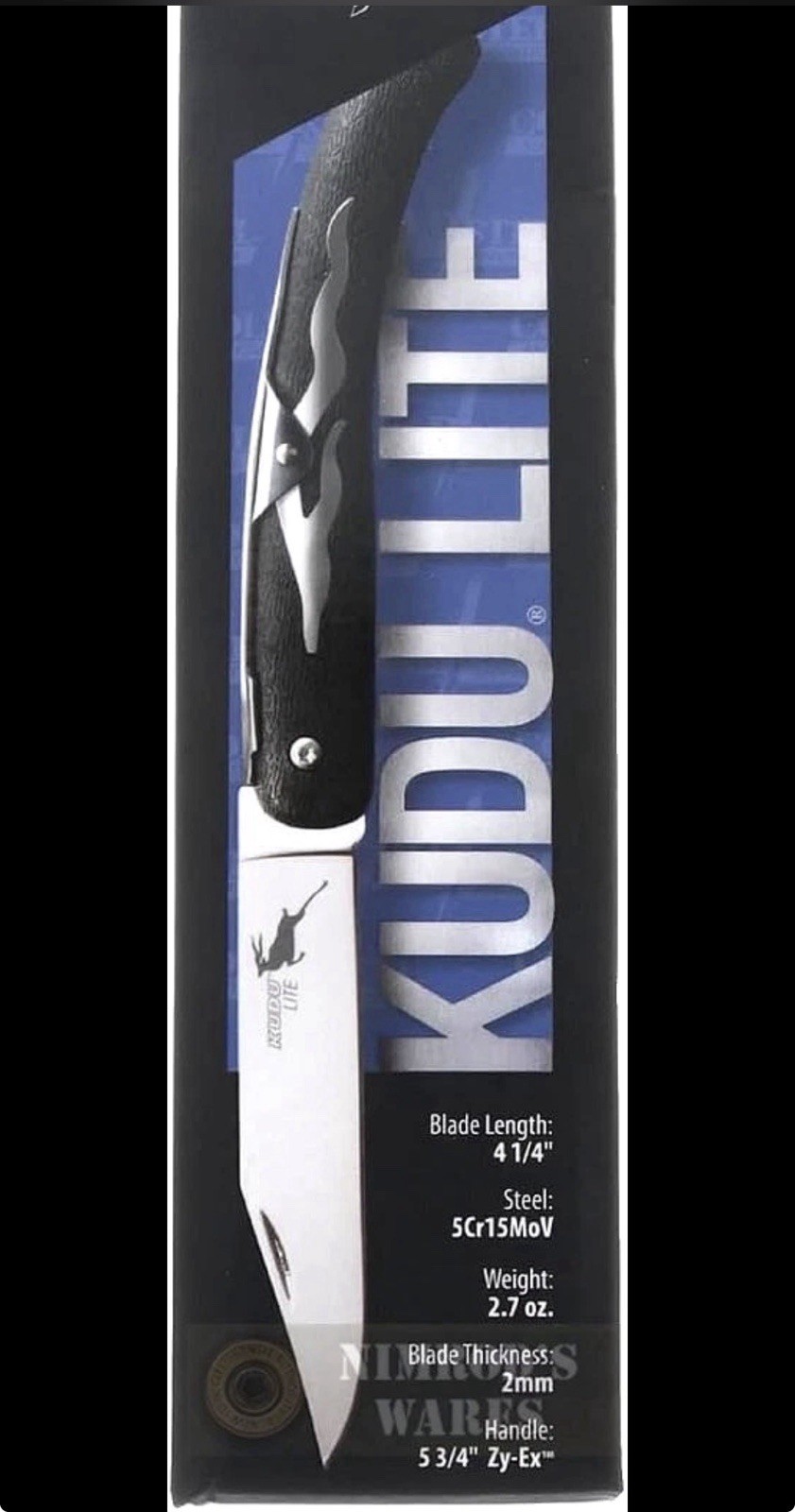 Cold Steel KUDU LITE Knife 4.25" Folding Clip Point CS-20KJ FAST SHIP