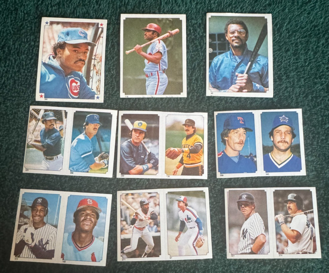 9 ~ 1984 TOPPSBASEBALL STICKERS ~ CHECK PICTURES ~ ~ ~ ~ ~ ~ ~ LOT 2