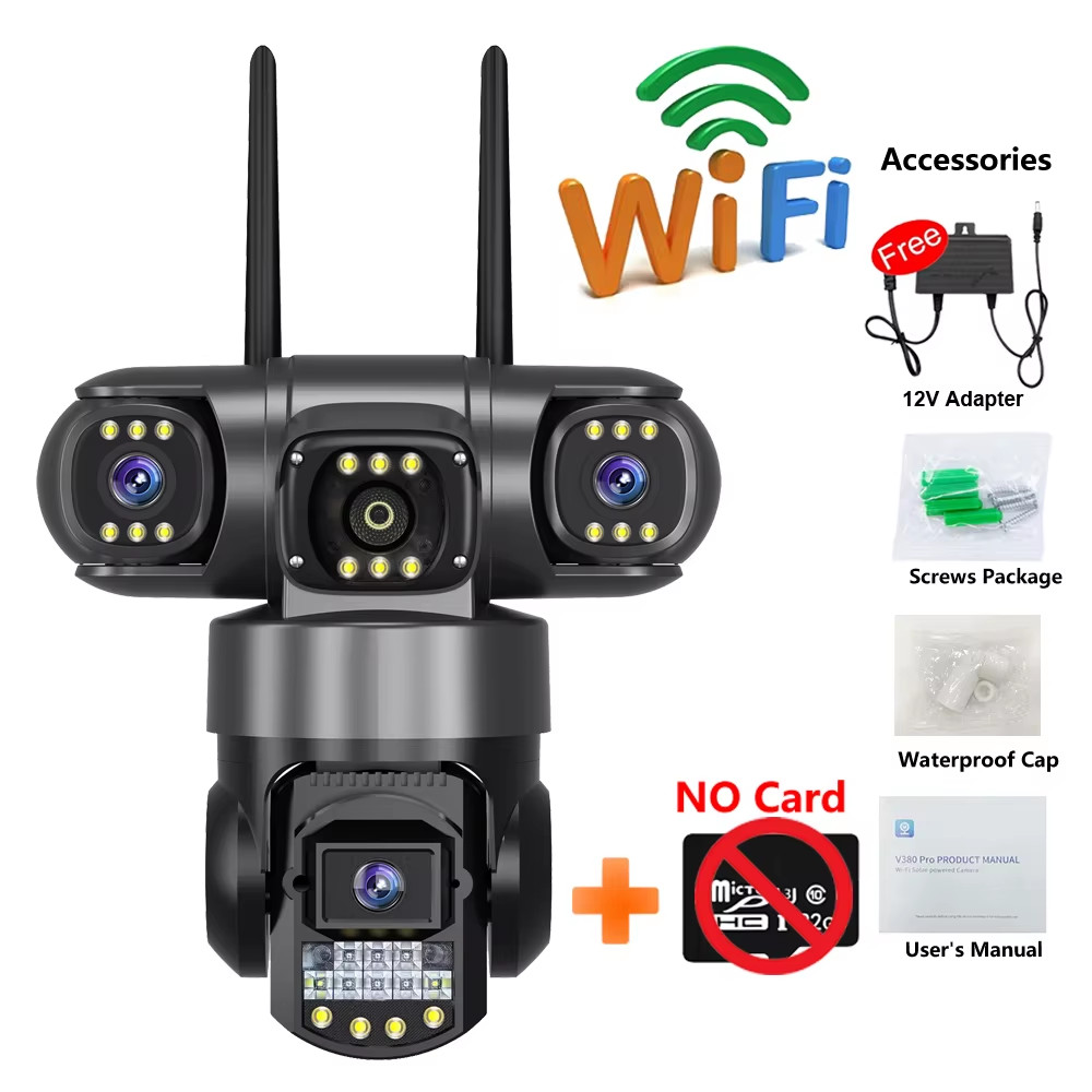 Wifi Security Camera Bluetooth Wireless CCTV Cameras 15MP HD Night Vision Outdoo