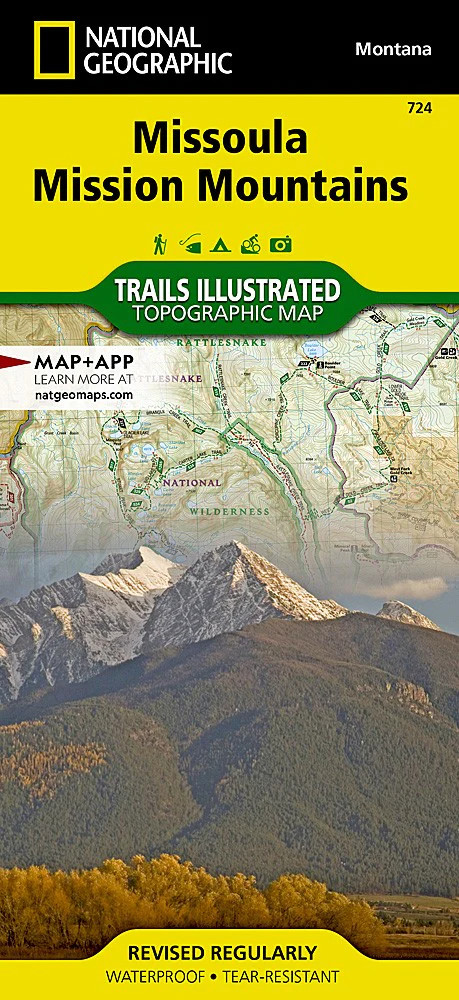Missoula & Mission Mountains: Map #724