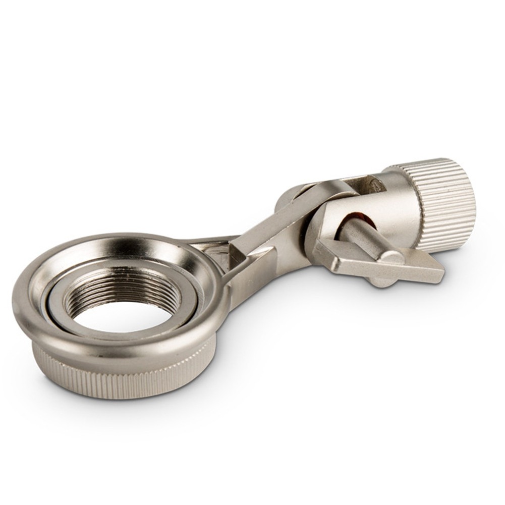 Silver Metal Mic Clip Microphone Shock Mount Bracket Simple Mic Stand3593