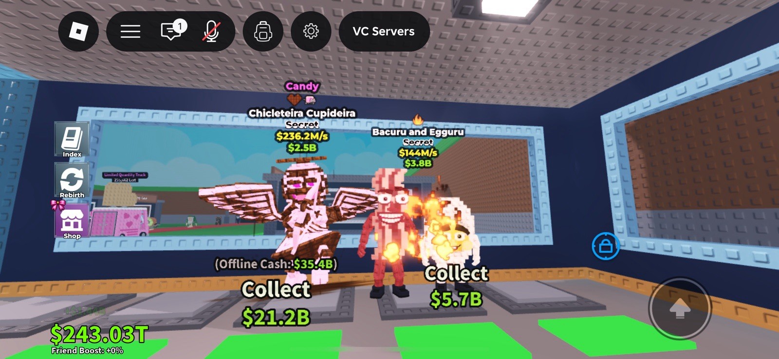 Chicleteira Cupideira & Bacuru Egguru