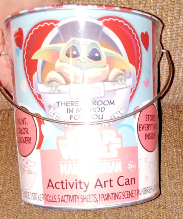 Star Wars GROGU Valentine's Day Activity Art Can 2024 Sealed