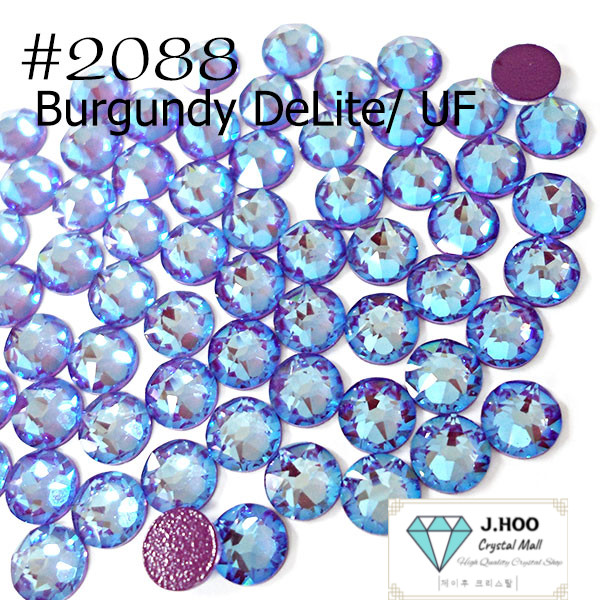 Swarovski  2088 - Flat Back-Burgundy DeLite