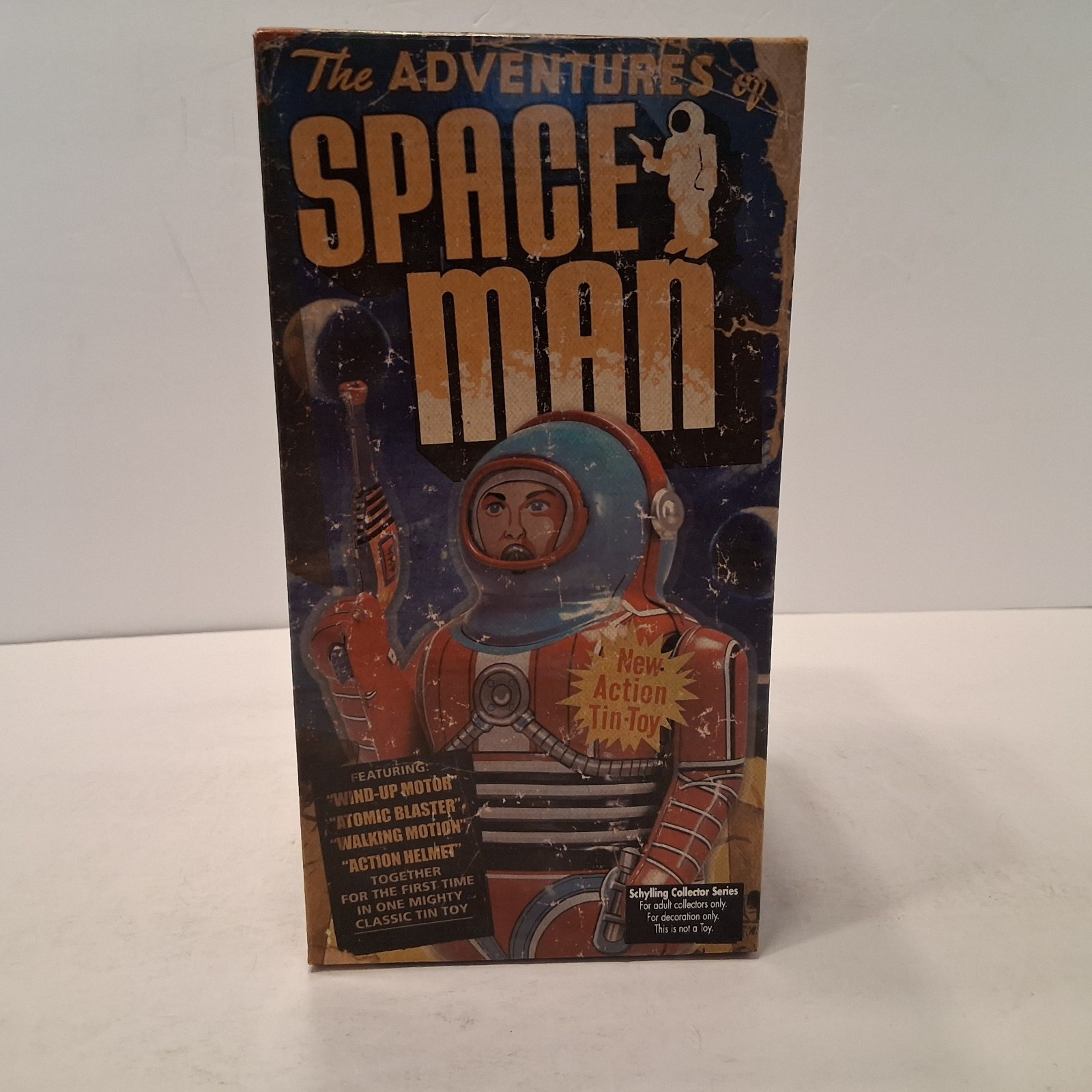 The Adventures Of Space Man Wind Up Action Toy  Working
